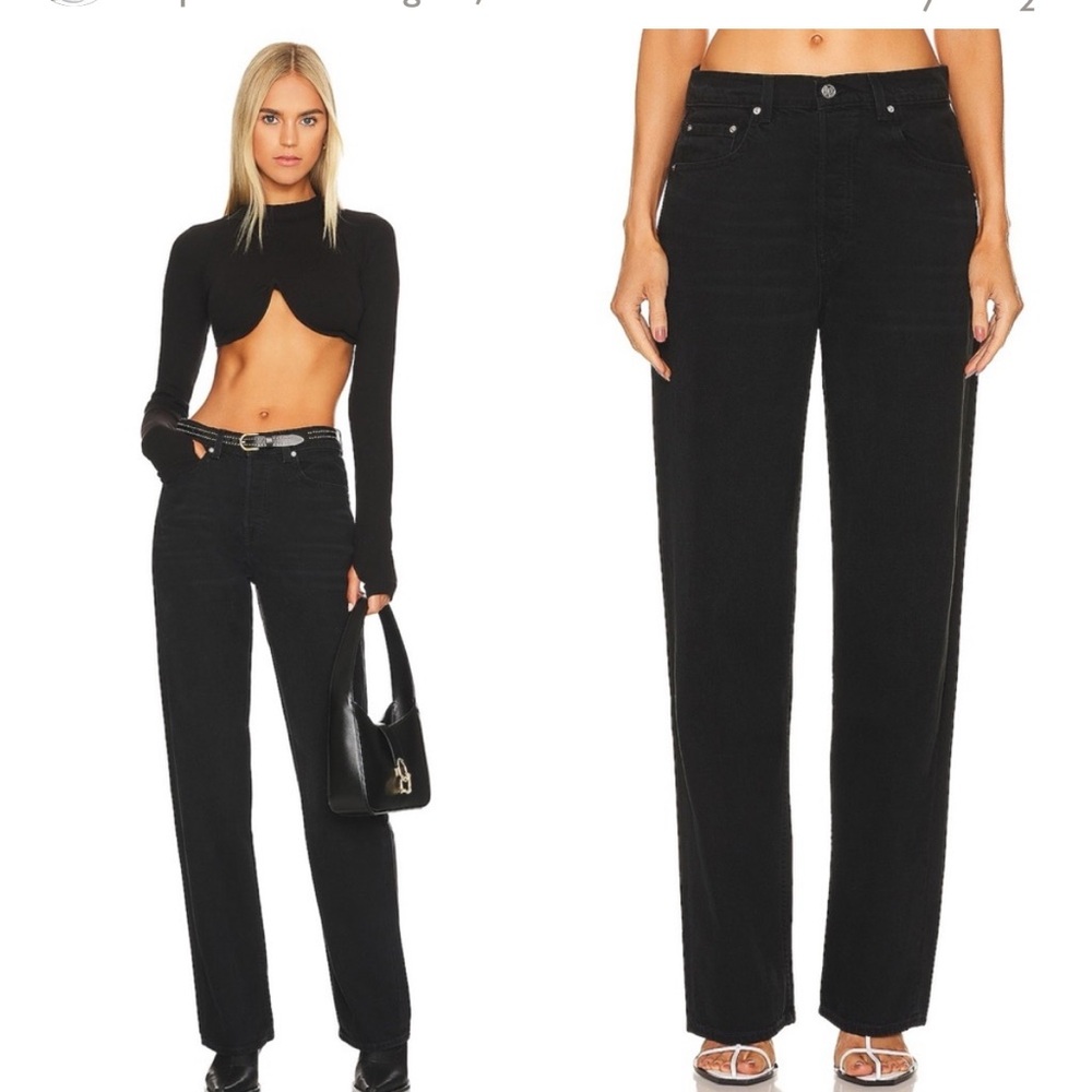 GRLFRND Bella Boyfriend Jeans 28 Mission Black